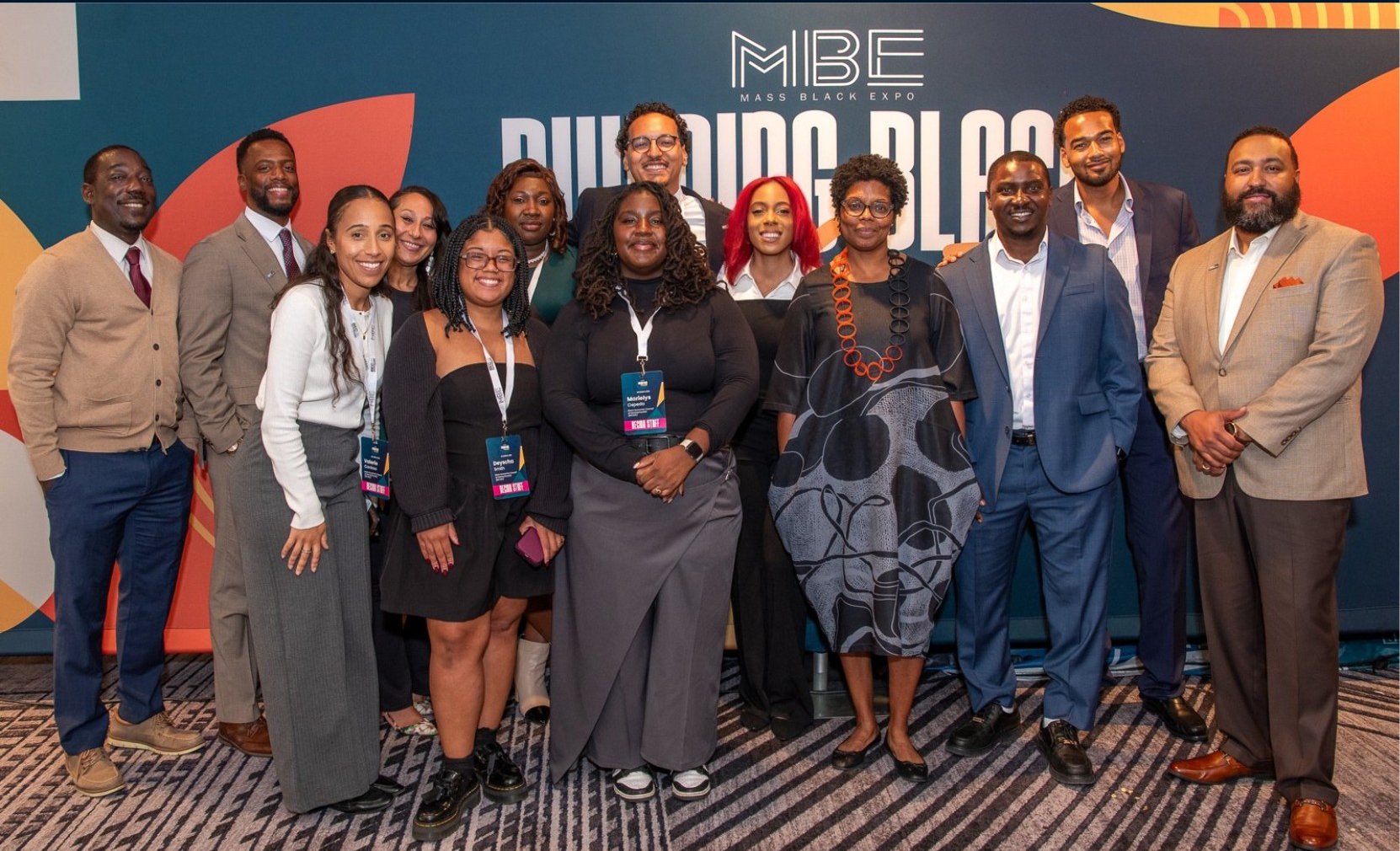 The Mass Black Expo 2026 team at the Omni Boston Hotel at the Seaport. Photography by Bobby Shakes.